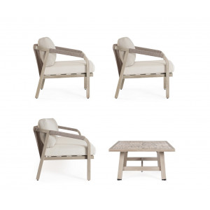 BRISA prémium kültéri szett - light beige