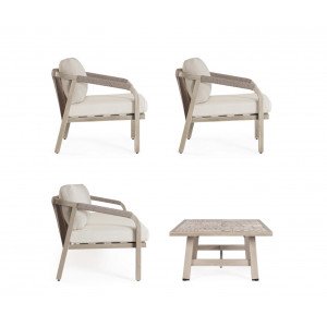 BRISA prémium kültéri szett - light beige