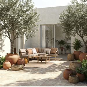 BRISA-III prémium kültéri szett - beige