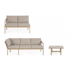 BRISA-III prémium kültéri szett - beige