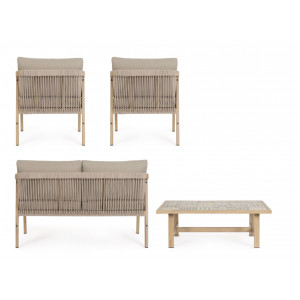 BRISA-II prémium kültéri szett - beige