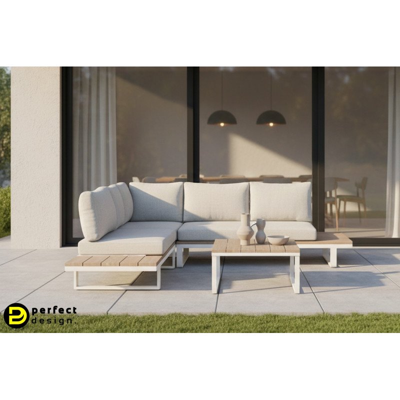 ZELMAR prémium kültéri kanapé - beige