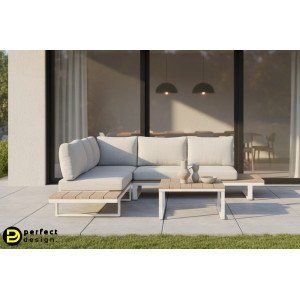 ZELMAR prémium kültéri kanapé - beige BIZZOTTO