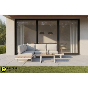ZELMAR prémium kültéri kanapé - beige