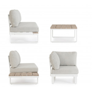 ZELMAR prémium kültéri kanapé - beige