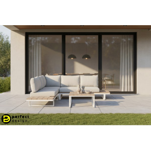 ZELMAR prémium kültéri kanapé - beige