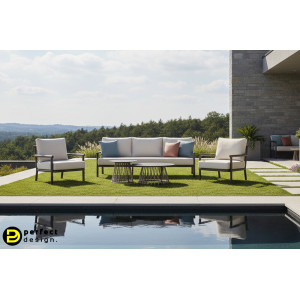 ZENITH prémium kültéri szett - beige/barna BIZZOTTO