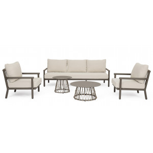 ZENITH prémium kültéri szett - beige/barna