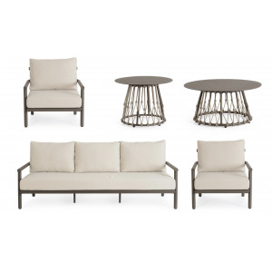 ZENITH prémium kültéri szett - beige/barna