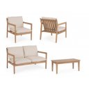 NATIVO prémium akác kültéri szett - beige