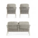 BREEZE prémium kültéri szett - szürke