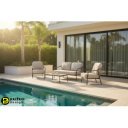 BREEZE prémium kültéri szett - szürke/fekete