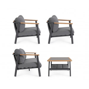 MAREA prémium kültéri szett - szürke