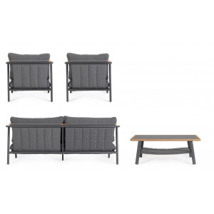 MAREA prémium kültéri szett - szürke