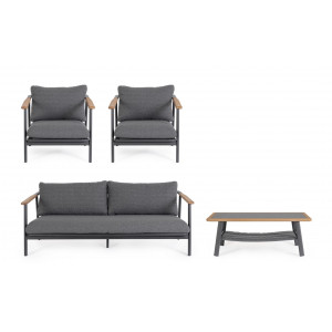 MAREA prémium kültéri szett - szürke