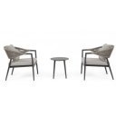 RAVELLO prémium kültéri fotel szett - szürke