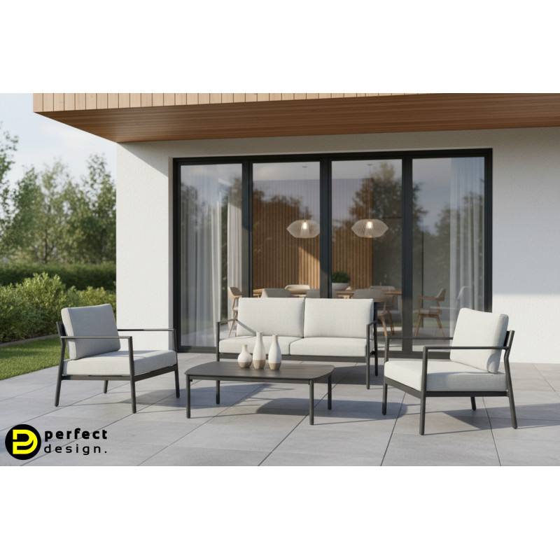 SOLEA prémium kültéri szett - szürke/antracit