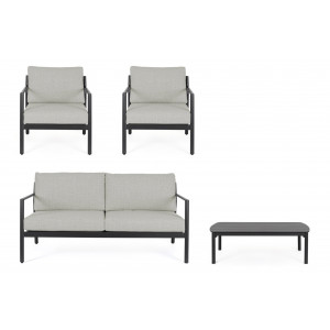 SOLEA prémium kültéri szett - szürke/antracit