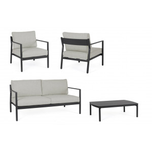 SOLEA prémium kültéri szett - szürke/antracit