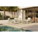 DAYBREAK kültéri szett - beige/zöld