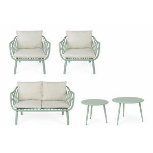 DAYBREAK kültéri szett - beige/zöld