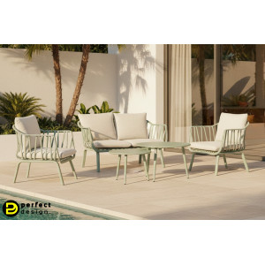 DAYBREAK kültéri szett - beige/zöld BIZZOTTO