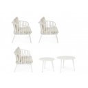 DAYBREAK kültéri szett - beige/fehér