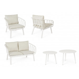 DAYBREAK kültéri szett - beige/fehér