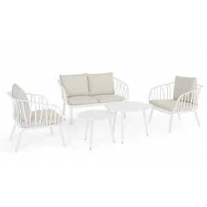 DAYBREAK kültéri szett - beige/fehér