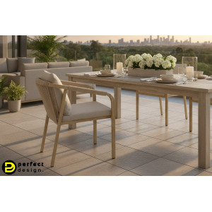 BRISA exkluzív kültéri szék - beige BIZZOTTO