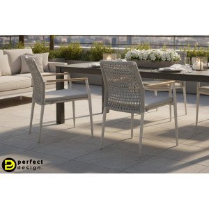 GROVE exkluzív kültéri szék - beige BIZZOTTO