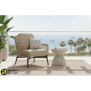 OASIS design kültéri fotel - beige BIZZOTTO