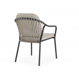 NEXA exkluzív kültéri szék - beige/antracit