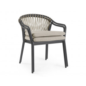 NEXA exkluzív kültéri szék - beige/antracit