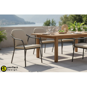 NEXA exkluzív kültéri szék - beige/antracit