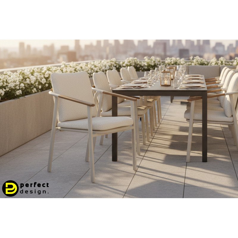 PATIO exkluzív kültéri szék - light beige