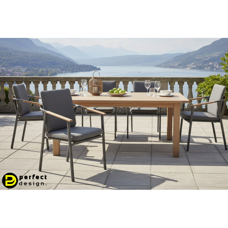 PATIO exkluzív kültéri szék - szürke