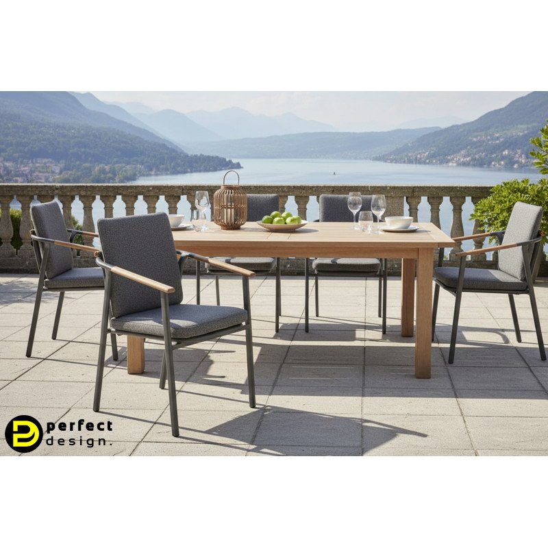 PATIO exkluzív kültéri szék - szürke