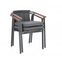 PATIO exkluzív kültéri szék - szürke