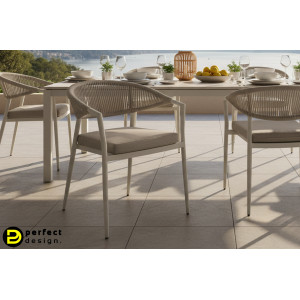 MILLOR exkluzív kültéri szék - beige BIZZOTTO