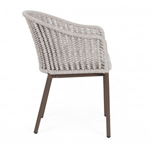 SUNSET exkluzív kültéri szék - beige/barna