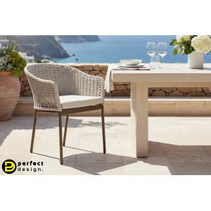 SUNSET exkluzív kültéri szék - beige/barna BIZZOTTO