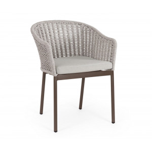 SUNSET exkluzív kültéri szék - beige/barna