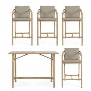 BRISA prémium kültéri étkező szett  - beige