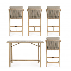 BRISA prémium kültéri étkező szett  - beige