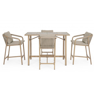 BRISA prémium kültéri étkező szett  - beige