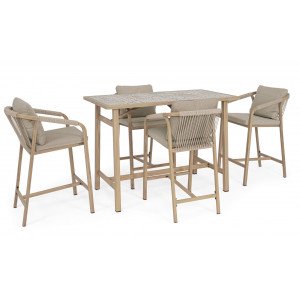 BRISA prémium kültéri étkező szett  - beige