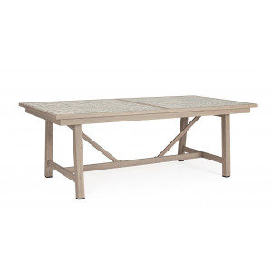 BRISA prémium  kültéri bővíthető étkezőasztal - 212-285cm - light beige