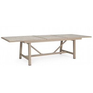 BRISA prémium  kültéri bővíthető étkezőasztal - 212-285cm - light beige