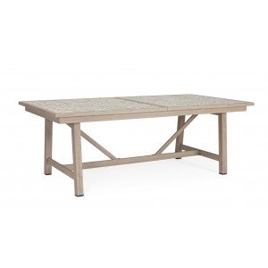 BRISA prémium  kültéri bővíthető étkezőasztal - 212-285cm - light beige
